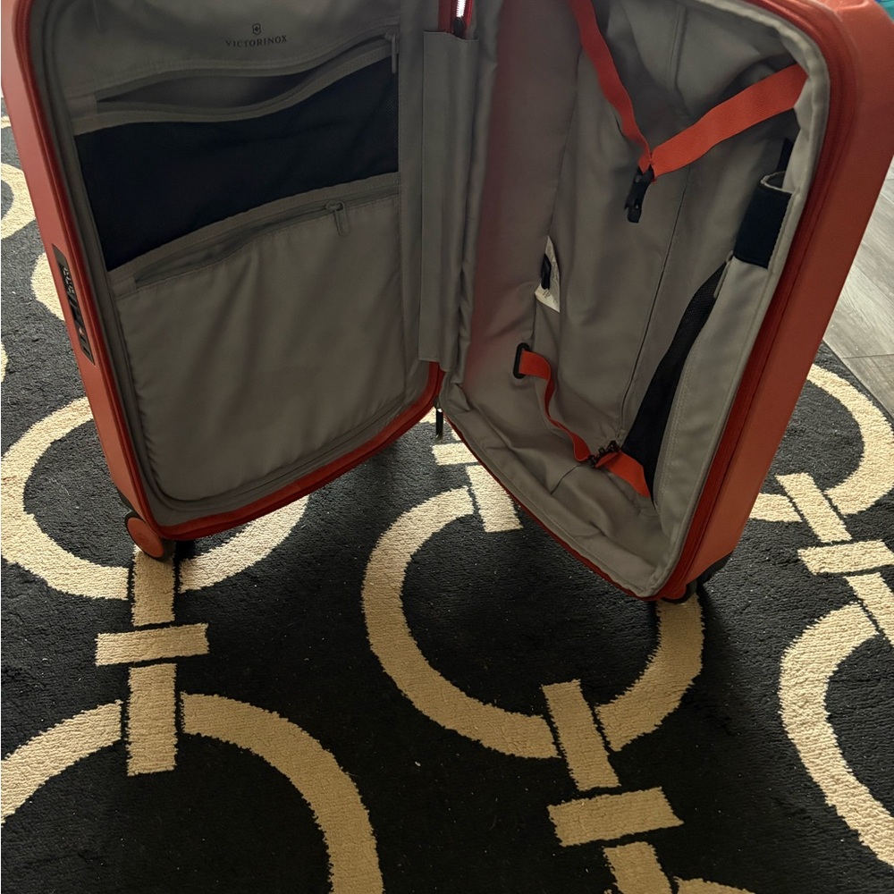 Orange Hard Shell Suitcase for sale